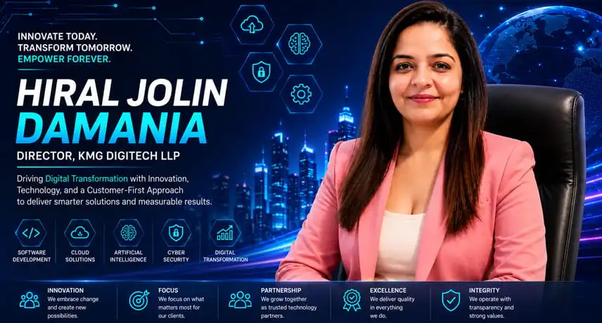 Hiral Jolin Damania - Technology and Innovation Leader at KMG Digitech